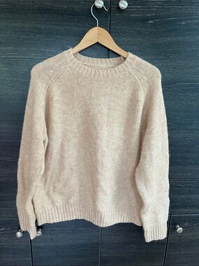 New Beige Mohair Sweater XL